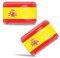 Biomar Labs® 2 x 3D Flexibles Autocollant Stickers National Drapeaux Espagne Espagnol Spain F 31