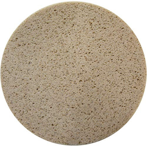 ROKAMAT Schwammscheibe braun mit Klett Ø350mm - Zubehörscheibe für ROKAMAT Filzmaschinen DRY, WET, AKKU-FILZ, NAUTILO und PFM5