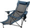 VEVOR Campingstuhl Klappbar Blau 168 cm x 56 cm x 69 cm Campingstuhl Faltbar Maximale Kapazität 150 kg Camping Stuhl Aktivitäten im Freien