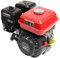 Motore a benzina con piedistallo Go-Kart, motore a 4 tempi, 1 cilindro, tappo per serbatoio con filettatura per pompe e barche (rosso/nero) (rosso)