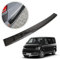 CHROMEMASTER | Protector de Parachoques | Compatible con VW T6 2015-2019 | Acero Pulido Inoxidable, Grafito Brillante | Tira Protectora Protege la Pintura del Parachoques Trasero de Daños