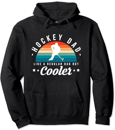 Ice Hockey Dad Eishockey Hockeyschläger Schlittschuhe Puck Pullover Hoodie