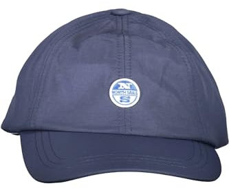 NORTH SAILS Cappello Baseball Uomo Cappellino Regolabile con Visiera Articolo 623185 Recycled Taslan Baseball W/Logo, 0802 Navy Blue, Taglia Unica