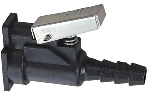 Heurofosh Fuel Line Connector 2129, 5/16 Inches Barb, Impact Nylon Material, Fits Johnson Evinrude Outboards with 8mm Fuel Line, Compatible with Ethanol Blended Fuels