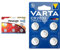‎Corp. Panasonic CR2032 Lithium-Knopfzelle 3 V, 225 mAh, 6 Stück & VARTA Batterien Knopfzellen CR2032, Lithium Coin, 3V, kindersichere Verpackung, für elektronische Kleingeräte (5 Stück) 1er Pack