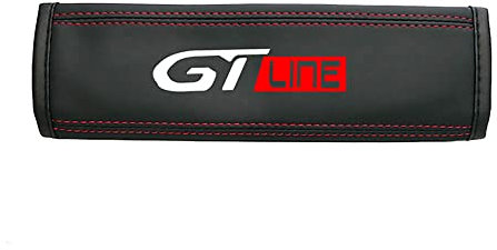 GÉNERIC 2 Stück Auto Gurtpolster Gurtschoner, für Peugeot GTI GT1 GT LINE Interieur Styling Zubehör Gurtschoner,C