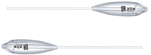Zite Fishing Sbirolino Posen 2er-Set | 15g Spirolinos Forellen-Angeln Langsam Sinkend | Schwimmer für Forellenköder wie Forellenteig und Trout Spoons