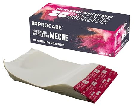 Procare Extra Wide Highlight Strips | Highlighting Papers for Bleaching and Coloring | Alternative to Foil Highlights and Perms | Salon Accessories for Professional Use