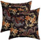 2er Set Kissenbezüge Drachen Kissenbezüge 50x50cm Traditionelle Exotische Drachen Dekokissen Dekor Kissenbezug Umkehrbar Chinesische Art Kissenhülle Botanische Floral Blume Drucken Wurf Dekokissen