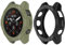 HUAYUWA Confezione da 2 custodie protettive in morbido TPU (nero+verde), compatibili con Garmin EPIX PRO 51 mm/Fenix 7X PRO/Fenix 7X, custodia protettiva per smartwatch