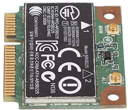 Mini PCIe-Netzwerkkarte, Drahtlose Netzwerkkarte NIC-Adapter Hochgeschwindigkeits-300M BT4.0 WiFi Netzwerkkarte Für HP CQ43 CQ58 DV4 DV6 DV7 G4 G6 G7 Für Windows