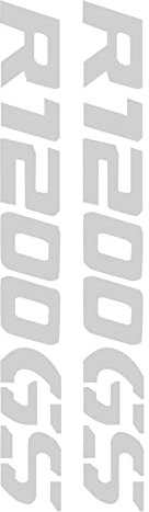 Motorrad Aufkleber Wasserdichter Aufkleber R1200GS Adventure 2017 Für B&M&W R 1200 R1200 GS 1200GS ADV LC 2005-2019 2014 2015 2016 2018 Zubehör (Color : Silver)