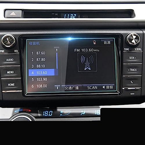 VVBNIN Kompatibel mit Toyota für RAV4 2019 2020, GPS-Navigation, gehärtetes Glas, Displayschutzfolie, Auto-Zentralsteuerungs-Displayschutzfolie GPS Navi Bildschirmfolie(RAV4)