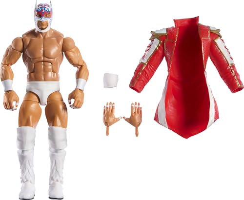 WWE Mattel Elite-Actionfigur & Zubehör, Serie #113, 15,2 cm, Sammlerstück Drache Lee, mit 25 Gelenkpunkten & austauschbaren Händen