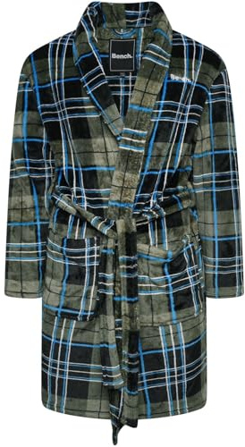 Bench Mens Stymo Soft Bath Robe Dressing Gown Pockets Tie Belt Housecoat