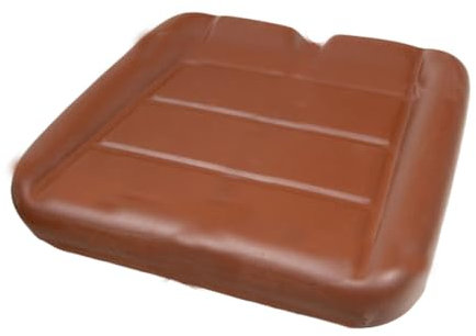 Folpus Cuscino per Sedile o per Carrello elevatore Sedile per Trattore Caricatori Comodo Facile da installare Sedile per minipala Sedile per Veicolo, Marrone