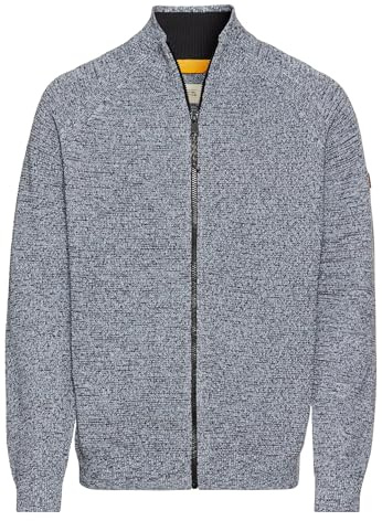 camel active Herren Strickjacke aus Baumwolle