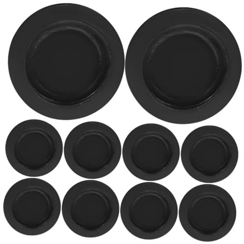 VICASKY 10 tappi rotondi in gomma inferiori per salvadanai, facili da installare, tappi di plastica per salvadanai