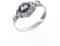 Mystischer Topas Ring 925 Sterling Silber 100% Natürlicher Edelstein Ring, Statement Herren-Damen Ring Vintage Boho Handarbeit Ring Runde Form 6 mm Verlobungsring NH26-MYST-6.5