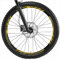 Decalart Kit adesivi per Cerchi Ruote Bici Mtb corsa sport 26 27,5 28 29 Pollici completo 2 ruote decalcomanie sticker filetto strisce L001 (091 Oro, 27,5 Pollici)