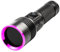 Strixorn Lampe de poche UV 20 W avec indicateur de niveau de batterie LCD, 7000 mAh haute performance 365 nm, lampe de poche LED rechargeable par USB