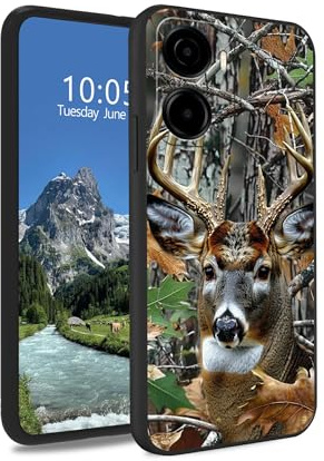 DIGTIALL Jagd-Tarn-Schutzhülle für Cricket Magic 2 5G 2024 U655AC/ATT Propel 2 5G U655AA 16,5 cm (6,5 Zoll), dünne weiche TPU-Silikon-Schutzhülle, rutschfestes und stoßfestes Design
