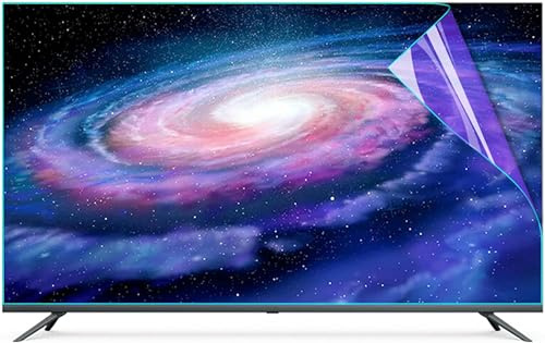 GJGHKLHL TV Screen Protector, Anti Blue Light/Anti Scratch Film, Anti-Glare Reduce Eye Fatigue 4-Sided Ring Glue Installation for Sharp, Sony, Samsung, Hisense, LG Etc,55(40(875 * 483mm))