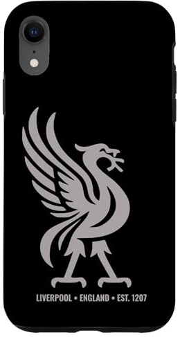 Liverpool England Est. 1207 Colossal Liverbird Grey Print Case for iPhone XR
