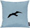 Kissenhülle Kissenbezug Sofakissen Sailing Möwe Motive Maritim Urlaub Wasser See, Größe 40 x 40cm, Farbe Tuerkis