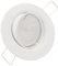 trendlights24 Decora LED Einbaustrahler 230V Weiß rund 1er Set - Spot 6W 450 lm GU10 Warmweiß austauschbar - Deckenspots schwenkbar 68 mm Lochmaß