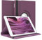 EAZY CASE - Custodia per iPad Mini 4 tablet Cover protettiva Smart Cover Supporto rotante Astuccio pieghevole 360° girevole con funzione stand Similpelle Viola