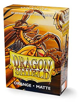 Arcane Tinmen ApS ART11113 Dragon Shield Japanese Card Game, Matte Orange (60 cards)