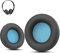Krone Kalpasmos Cuscinetti di ricambio universali da 75 mm per cuffie On-Ear Sony, ATHAKG, HifiMan, Philips, Fostex, JVC, Pioneer (elenco all'interno), nero e blu