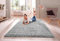 SHAGGY RUG Modern Rugs Living Room Extra Large Small Rectangular Size Soft Touch 30MM / 3cm Thick Pile Living Room Area Rugs Non Shedding (Silver Light Grey, 240cm x 340cm (7.9ft x 11.2ft))