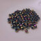 (3 mm/Bunt Regenbogenfarben) Glasperlen - Bastelperlen aus Glas facettiert Kristall Diamant Optik Loch Perlen zum Basteln auffädeln Armbänder Traumfänger bunt Set DIY kleine große Kinder Schmuck