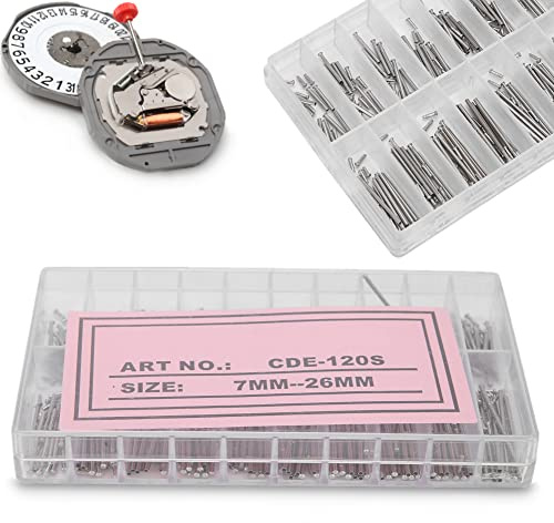 Barre dell'orologio, perni di attrito del tubo Barre di pressione Perni Estremità dei rivetti per cinturini per cinturini per cinturini Spessore 1.2 mm per la riparazione dell'orologio e la sostituzio