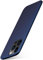 moex Alpha Case für Apple iPhone 13 Pro Max Hülle Ultra Dünn, Schutzhülle mit erhöhtem Kameraschutz, Slim Cover Hardcase Backcover, Dünnste Handyhülle Minimalistisch, Metallic Blau
