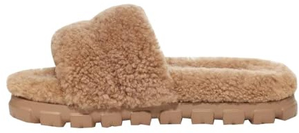 UGG Cozetta Curly SpottySlipper für Damen, kastanienbraun, 42 EU