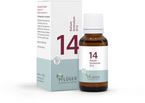 BIOCHEMIE Pflüger 14 Kalium bromatum D 12 Globuli 15 g