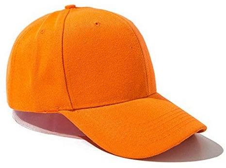 Boolavard Baseballcap Größenverstellbar für Lauftraining und Outdoor-Aktivitäten zu jeder Jahreszeit (Orange)