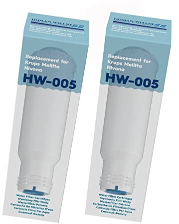 2 x Wasserfilter HW-005 ersetzt Filterpatrone Krups F088 Kaffeevollautomaten, Coffee Maker und Espresso-Systeme; Melitta Pro Aqua; Nivona NIRF700; AQK-05