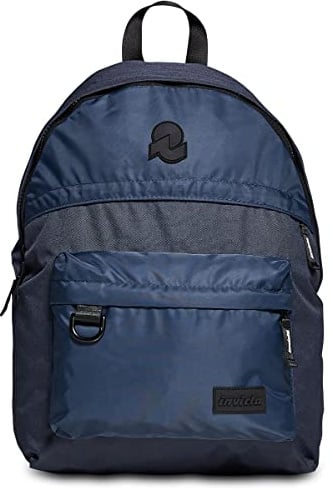 Invicta Zaino Scuola American, Icon, Zaino Mono Scomparto con Tasca Porta PC 13'' e Anello Portachiavi D-ring, Zaino Scuola Superiore, Università, Ufficio, Per Donna e Uomo