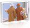 Sezanrpt Acryl Bilderrahmen 9x13cm Doppelseitige Magnete Bilderrahmen, Magnetische Bilderrahmen für 9x10cm, 9x13cm, 8x10cm Foto, 10 + 10MM Stärke 1er-Set