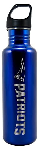 New England Patriots NFL Trinkflasche Thermobecher Wasserflasche aus Edelstahl Lasergravur 750 ml