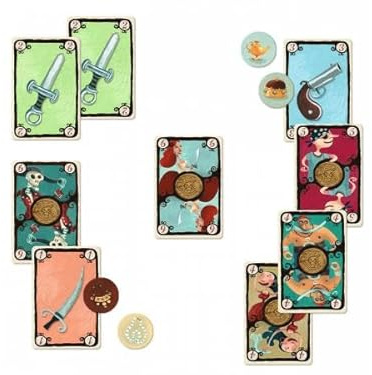Djeco T&G Poker-Set, Mehrfarbig (35236)