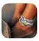 Kenivira 33Pcs Ankle Bracelets for Women, Wave Colorful Beads Ankle Bracelets,Elastic Anklets Boho Summer Beach Jewelry