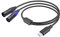 SZLliyxs USB C to Dual XLR Audio Cable, 10FT USB Type C to XLR Male Output Stereo Cord Converter Adapter for Amplifier, Speaker, Mixer Console, etc