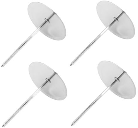 ABOOFAN 8 Pcs Stainless Bakery Tools Flower Decorating Nails Cake Decorating Accessories Rose Decor Floral Decor Baking Nails for Cakes Frosting Flower Nail Cupcake Decor Too Paper Cup