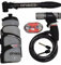 Ammaco Bike Bicycle Accessories Pack Starter Kit 6 Piece Lights Lock Bottle Bottle Cage Pump GIFT