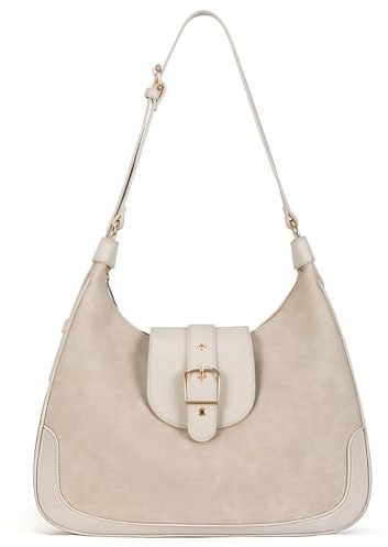 Missnine Retro Umhängetasche Damen Hobo Bag Lässige PU Leder Umhängetasche Große Kapazität Retro Tragetasche Handtasche Schultertasche Achseltasche Herbst- und Wintertasche